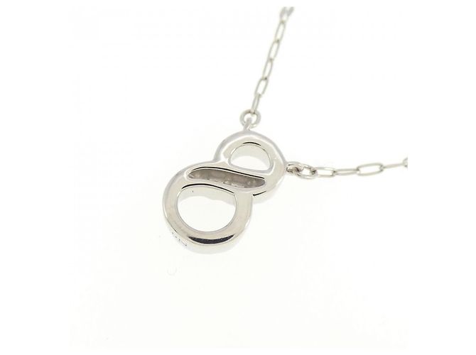 Autre Marque Collana di Diamanti Pt950 Pt850 Argento - vista 4