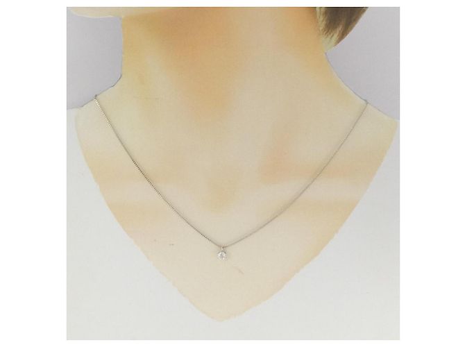 Autre Marque Collana in platino Pt900/Pt850 e diamante Argento - vista 6