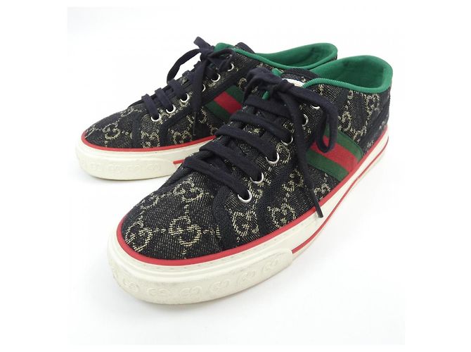 Sneakers Gucci Tennis 1977 Nero - vista 3