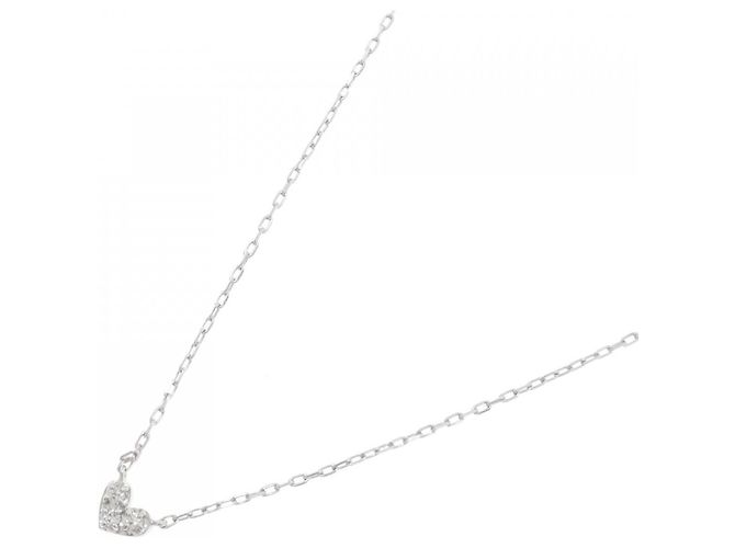 Autre Marque Collana in oro bianco Au750 e diamanti Argento - vista 2