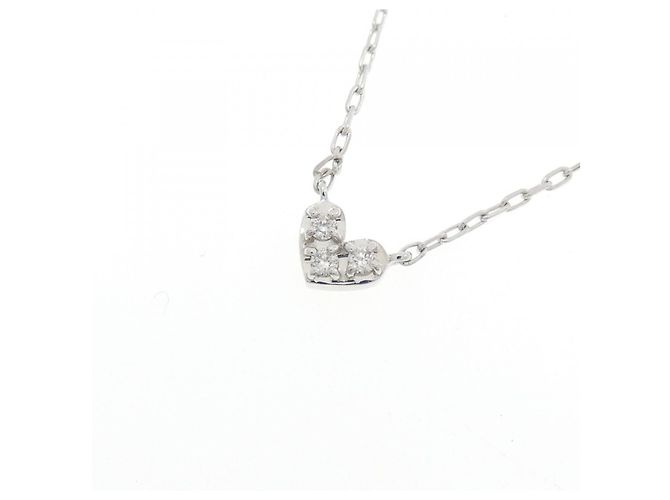 Autre Marque Collana in oro bianco Au750 e diamanti Argento - vista 3
