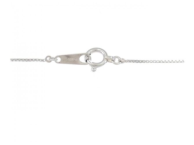 Autre Marque Collana con Diamanti Pt900/Pt850 Argento - vista 5