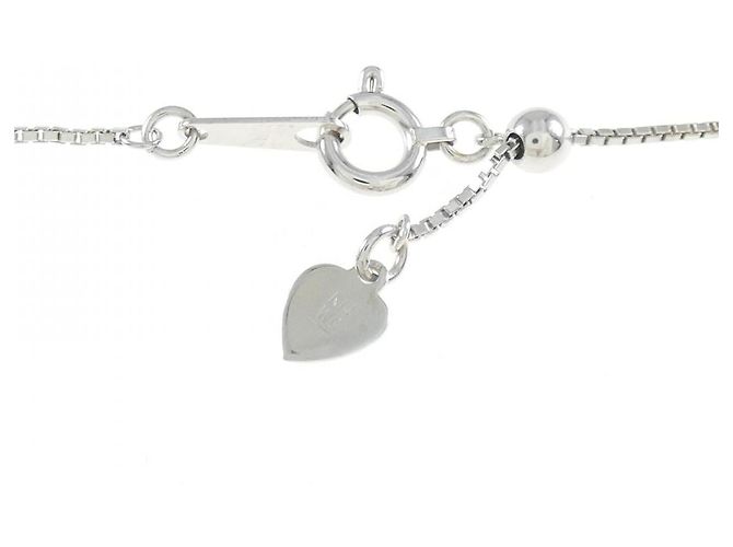 Autre Marque Collana Cuore di Diamanti K14WG Argento - vista 5