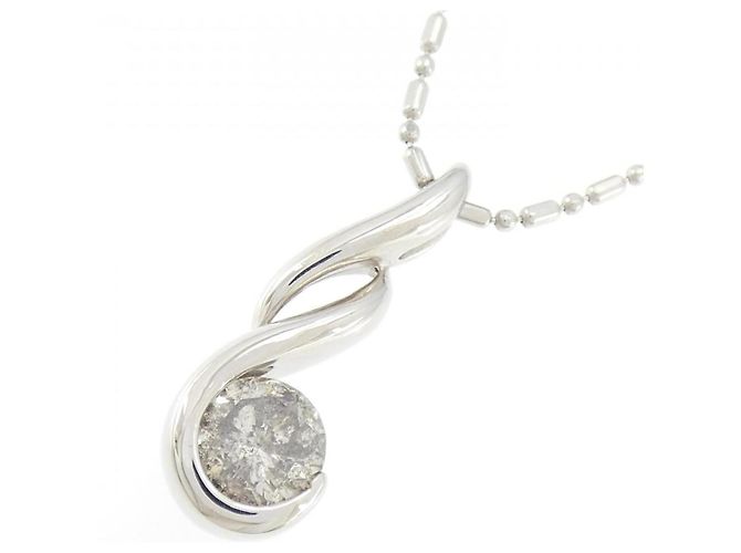Autre Marque Collana con Diamanti Pt900 Pt850 Argento - vista 3