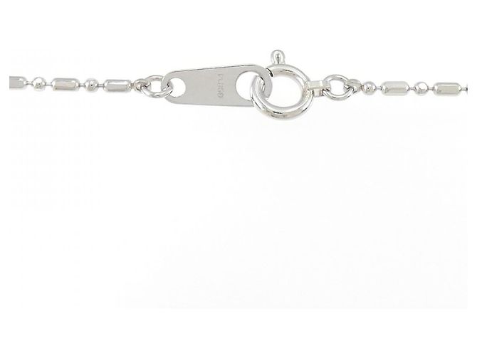 Autre Marque Collana con Diamanti Pt900 Pt850 Argento - vista 5