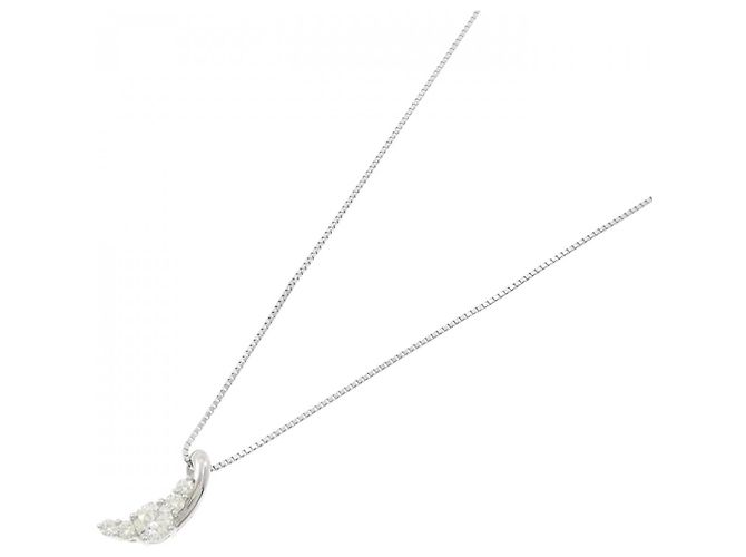 Autre Marque Collana con Diamanti Pt900/Pt850 Argento - vista 2