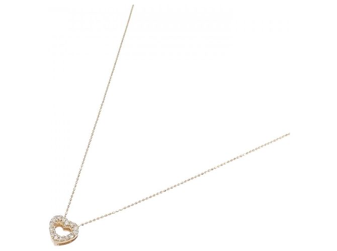 Autre Marque Collana Cuore di Diamante Au750 Rosa - vista 2