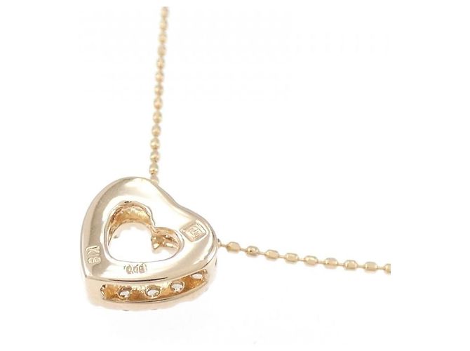 Autre Marque Collana Cuore di Diamante Au750 Rosa - vista 4
