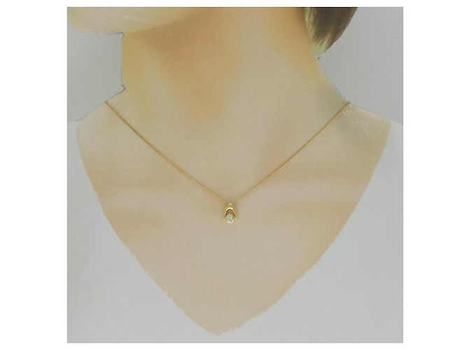 Autre Marque Collana con Diamanti Au750 D'oro - vista 6
