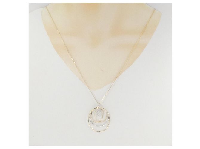 Autre Marque Collana Fiore in Diamanti Au750 D'oro - vista 6