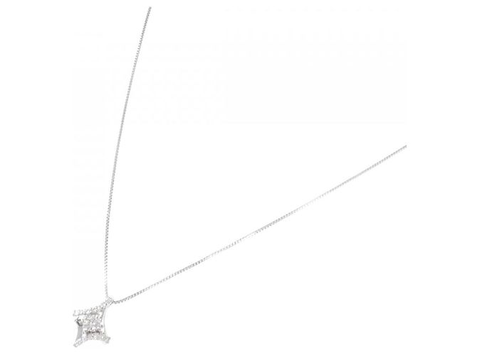 Autre Marque Collana in oro bianco Au750 e diamanti Argento - vista 2
