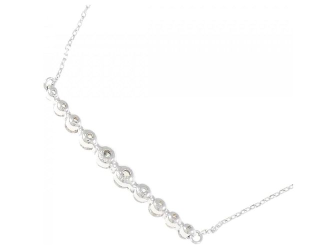 Autre Marque Collana in oro bianco Au750 e diamanti Argento - vista 4