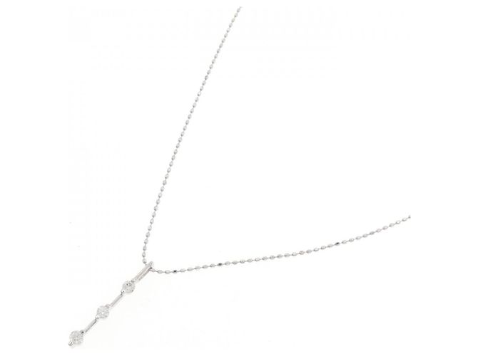 Autre Marque Collana in oro bianco Au750 e diamanti Argento - vista 2