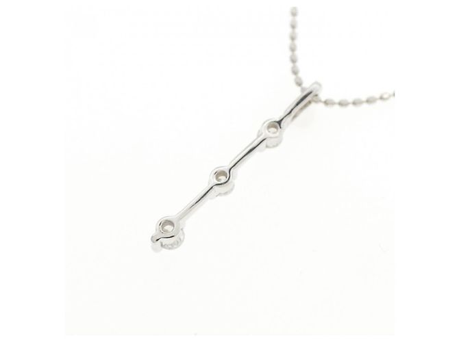 Autre Marque Collana in oro bianco Au750 e diamanti Argento - vista 4