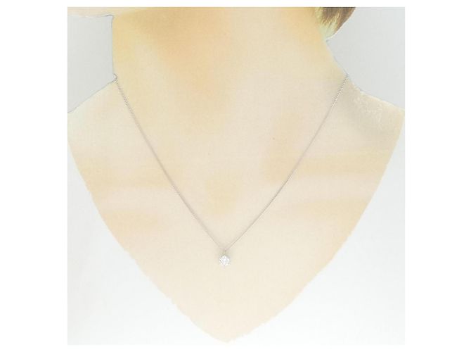 Autre Marque Collana in platino Pt900/Pt850 e diamante Argento - vista 6