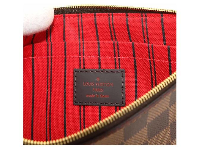 Pochette borsa Louis Vuitton Damier Neverfull Damier ebene - vista 6