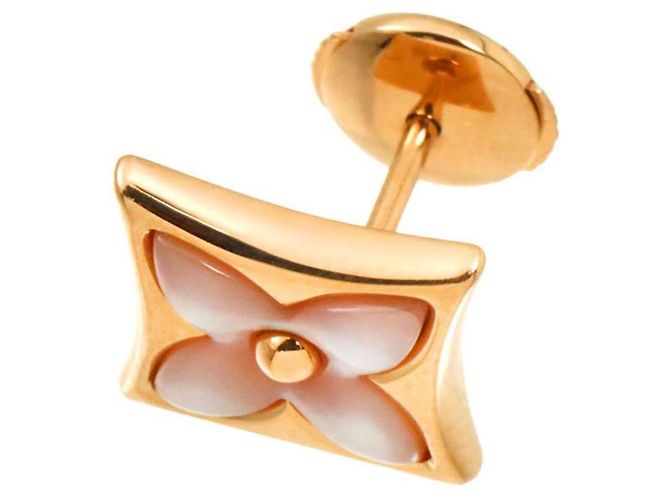 Orecchino Louis Vuitton Star Color Blossom BB Pink Shell D'oro - vista 4