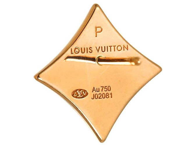 Orecchino Louis Vuitton Star Color Blossom BB Pink Shell D'oro - vista 5
