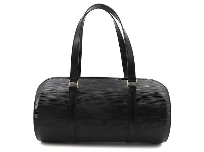 Borsa Louis Vuitton Epi Soufflot Nero - vista 2