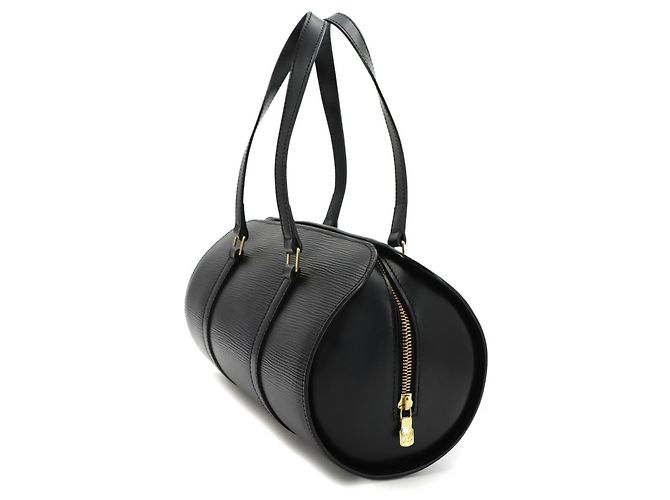 Borsa Louis Vuitton Epi Soufflot Nero - vista 4