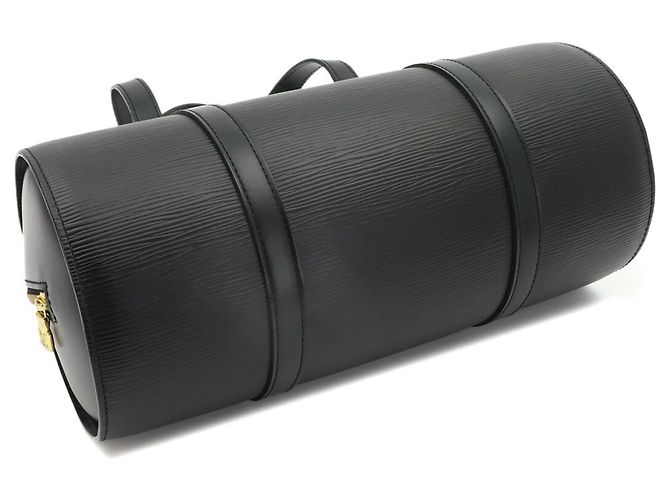 Borsa Louis Vuitton Epi Soufflot Nero - vista 5