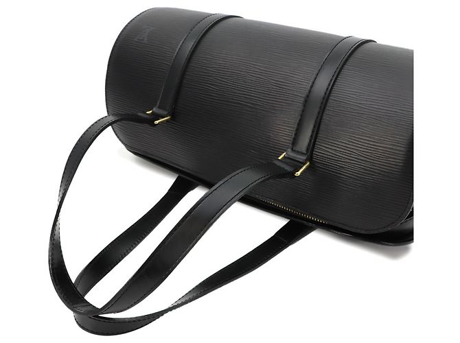 Borsa Louis Vuitton Epi Soufflot Nero - vista 6