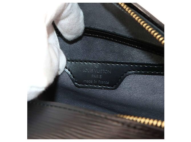 Borsa Louis Vuitton Epi Soufflot Nero - vista 8
