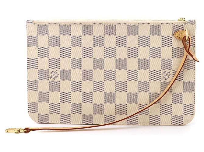 Pochette borsa Louis Vuitton Damier Azur Beige - vista 2