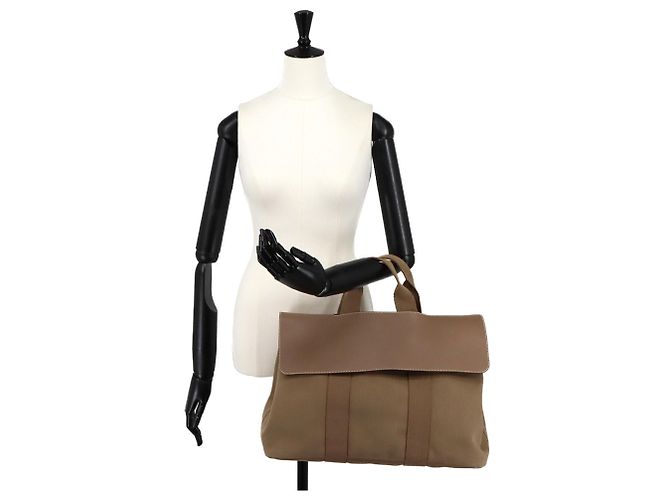 Hermès Borsa Hermes Valparaiso MM Beige - vista 10