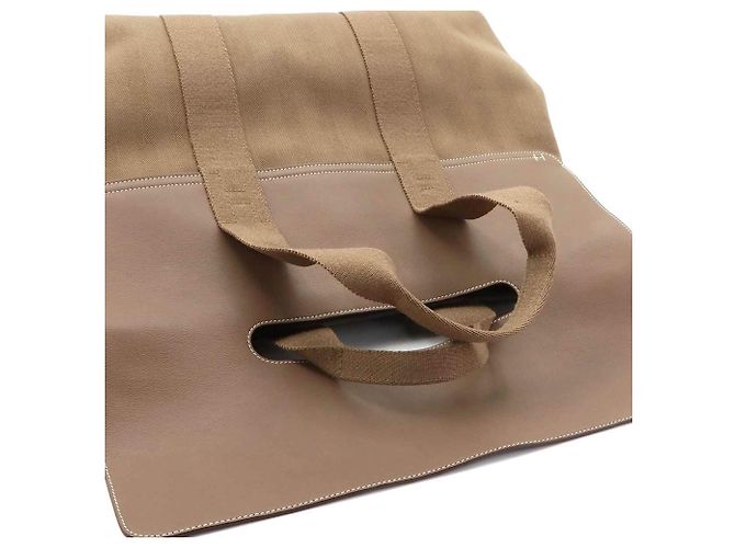 Hermès Borsa Hermes Valparaiso MM Beige - vista 8
