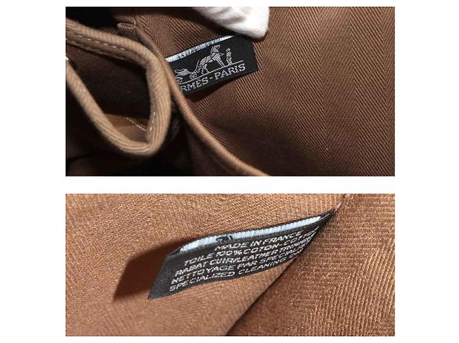 Hermès Borsa Hermes Valparaiso MM Beige - vista 9