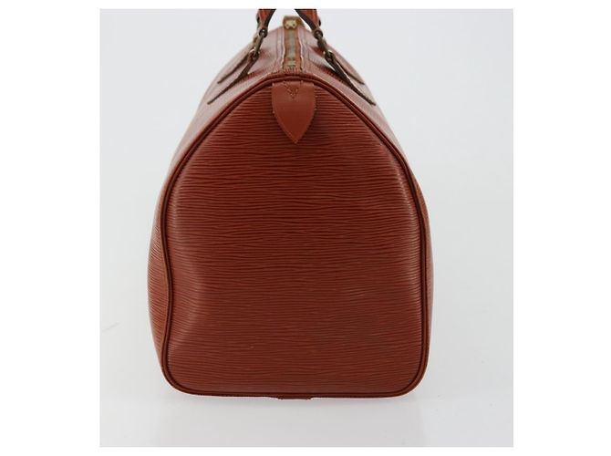 Louis Vuitton Speedy Epi Leather 35 Marrone - vista 3