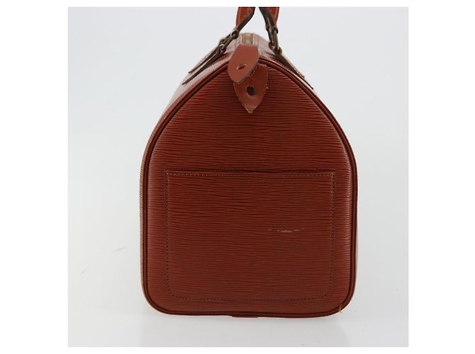 Louis Vuitton Speedy Epi Leather 35 Marrone - vista 4