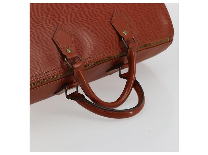 Louis Vuitton Speedy Epi Leather 35 Marrone - vista 7