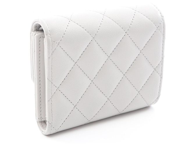 Cartera tríptico matelassé gris Chanel Castaño - vista 2