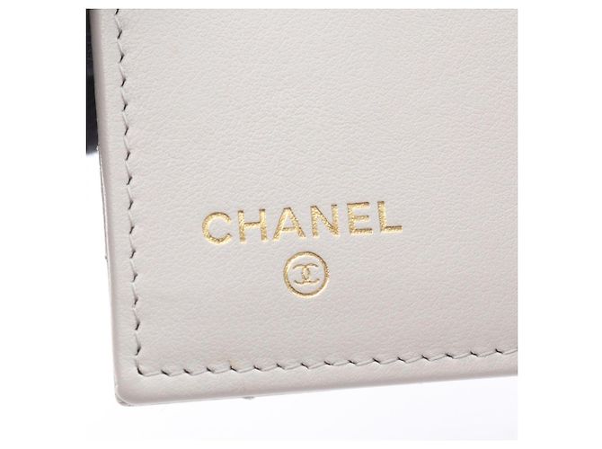 Cartera tríptico matelassé gris Chanel Castaño - vista 6
