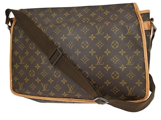 Louis Vuitton Sac Gibeciere Messenger Bag Monogram Canvas GM Marrone - vista 2