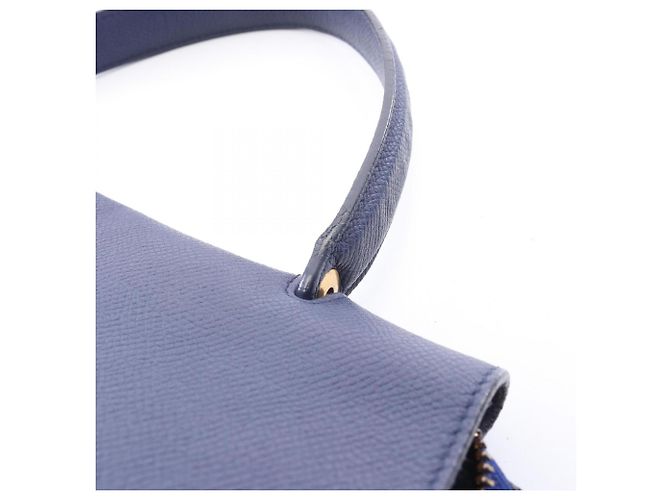 Céline Borsa Celine Belt Bag Mini - Borsa in pelle blu - vista 10