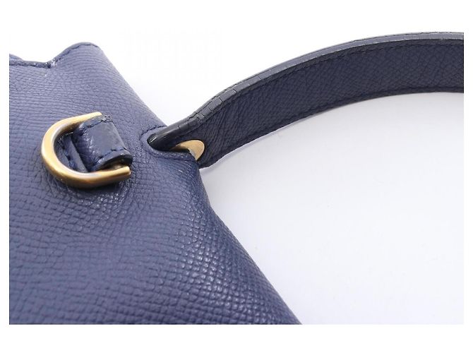 Céline Borsa Celine Belt Bag Mini - Borsa in pelle blu - vista 8