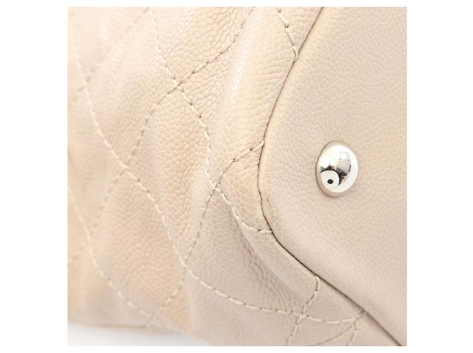 Borsa Tote Chanel Wild Stitch Beige - vista 6