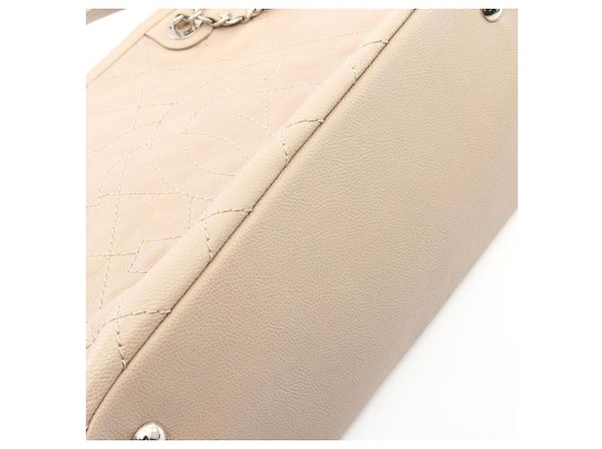 Borsa Tote Chanel Wild Stitch Beige - vista 9