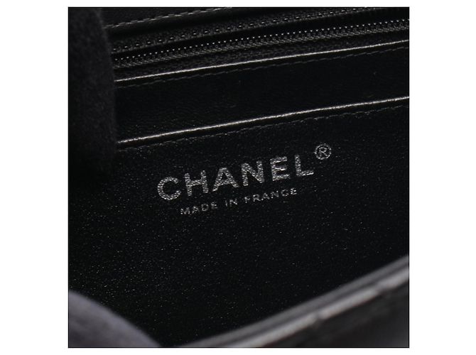 Borsa a Spalla Chanel Mini Matelassé Nero - vista 4