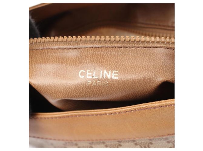 Céline Celine Triomphe Schultertasche Braun Beige - Ansicht 4