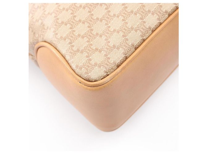 Céline Celine Triomphe Schultertasche Braun Beige - Ansicht 7