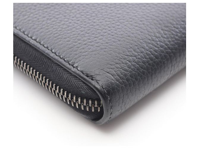 Portafoglio lungo in pelle nera Christian Dior Nero - vista 7