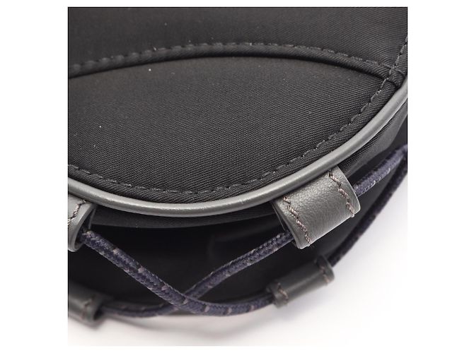 Borsa Saddle Mini Christian Dior a tracolla Nero - vista 5