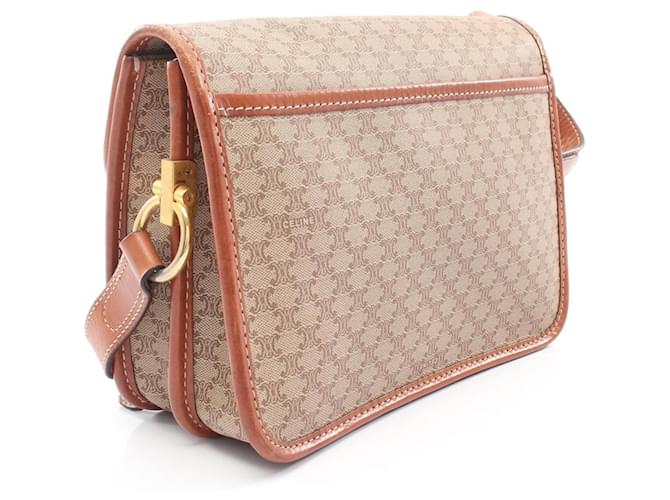 Céline Borsa a Spalla Celine Macadam Marrone Beige - vista 2
