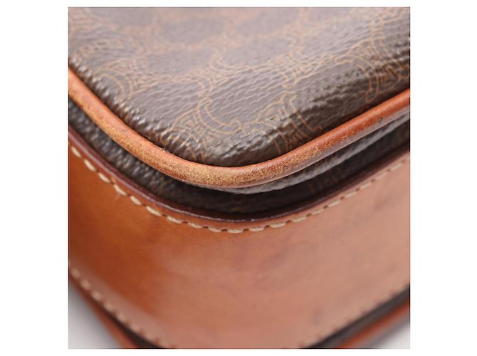 Céline Borsa a Spalla/Borsa a Mano Celine Macadam Marrone - vista 10