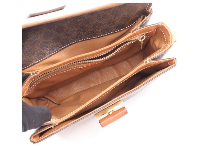 Céline Borsa a Spalla/Borsa a Mano Celine Macadam Marrone - vista 3