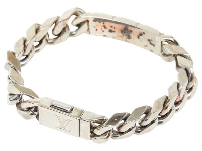 Bracciale Charm Louis Vuitton LV Signature Argento - vista 2